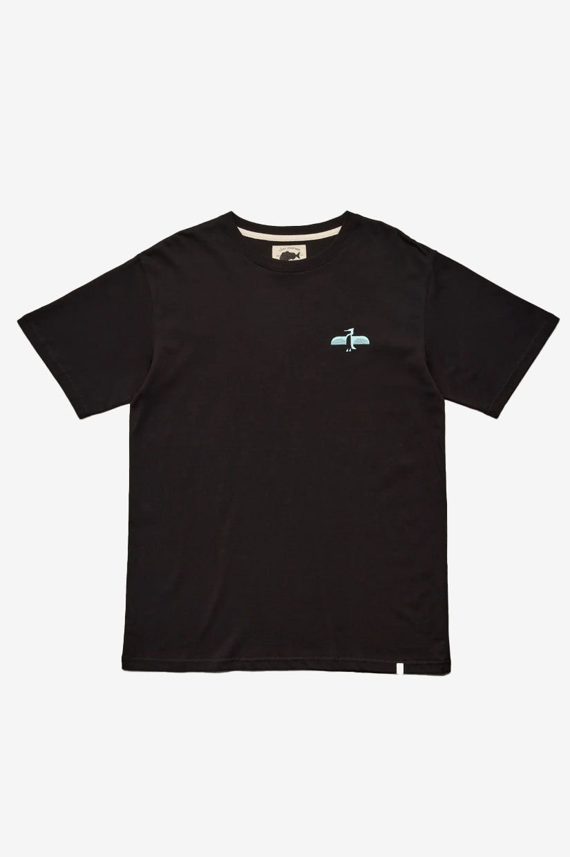 Just Another Fisherman Shag Sea Tee - Black