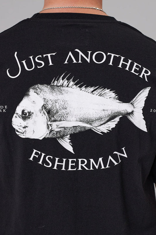 Just Another Fisherman Snapper Sea Tee - Black