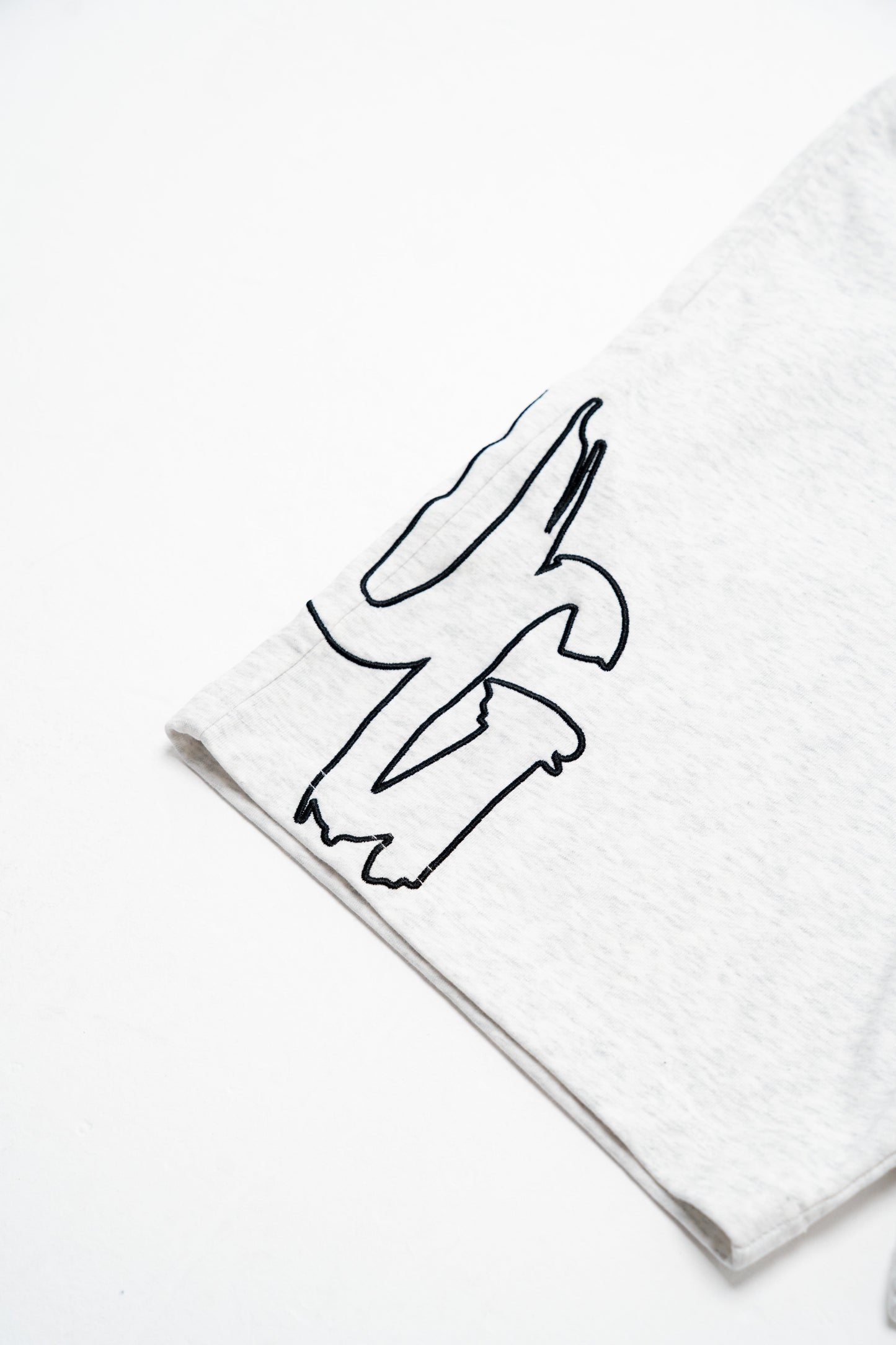 OMERTA SHORTS - WHITE MARL