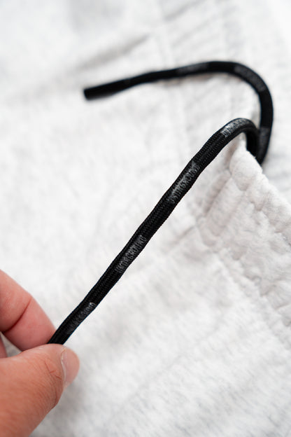 OMERTA SHORTS - WHITE MARL