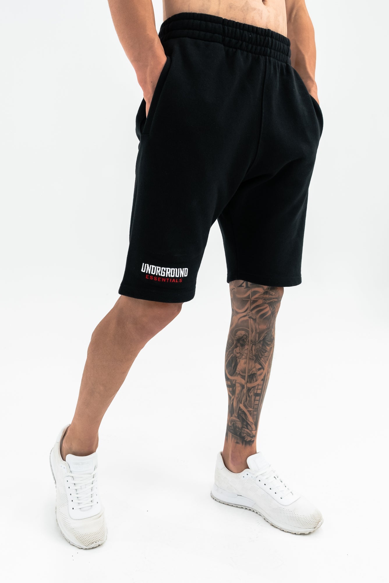 Cotton Shorts x Black/Red