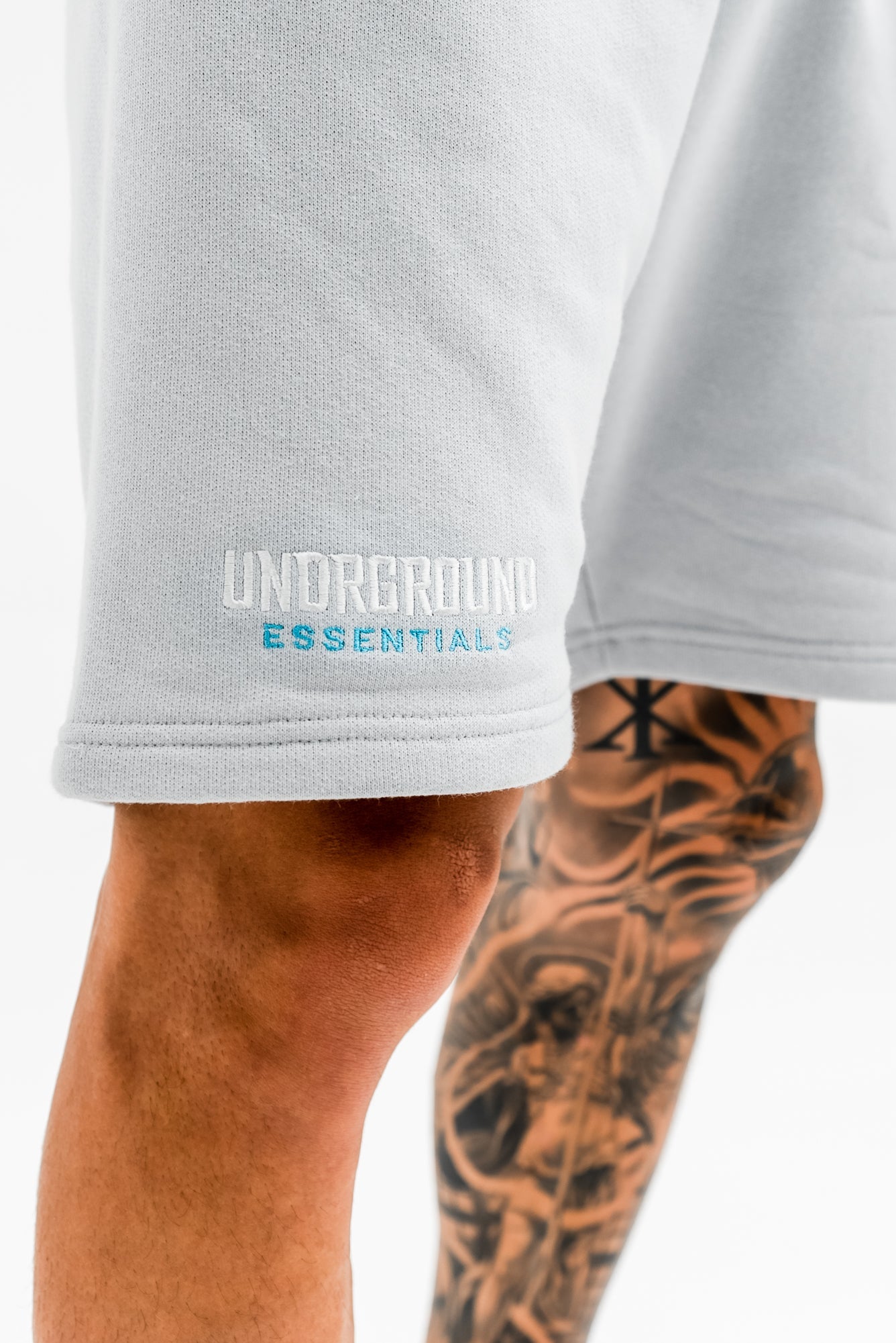 Cotton Shorts x Blue Grey