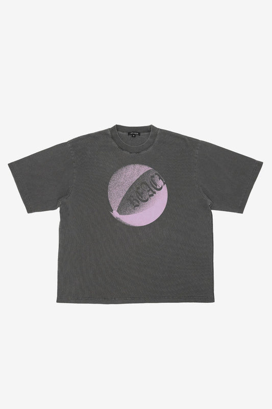 Beach Brains Beach Ball Tee - Charcoal