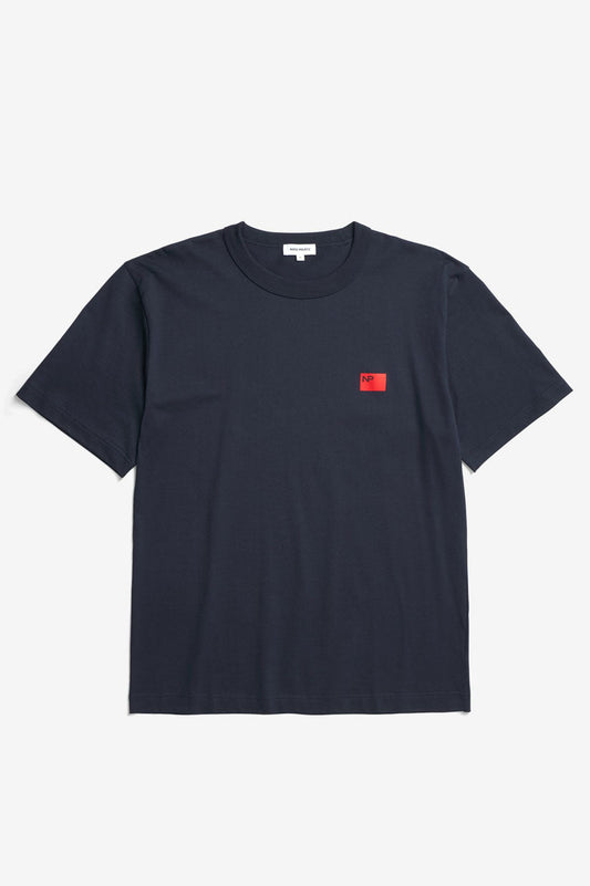 Norse Projects Holger Department Tee - Navy