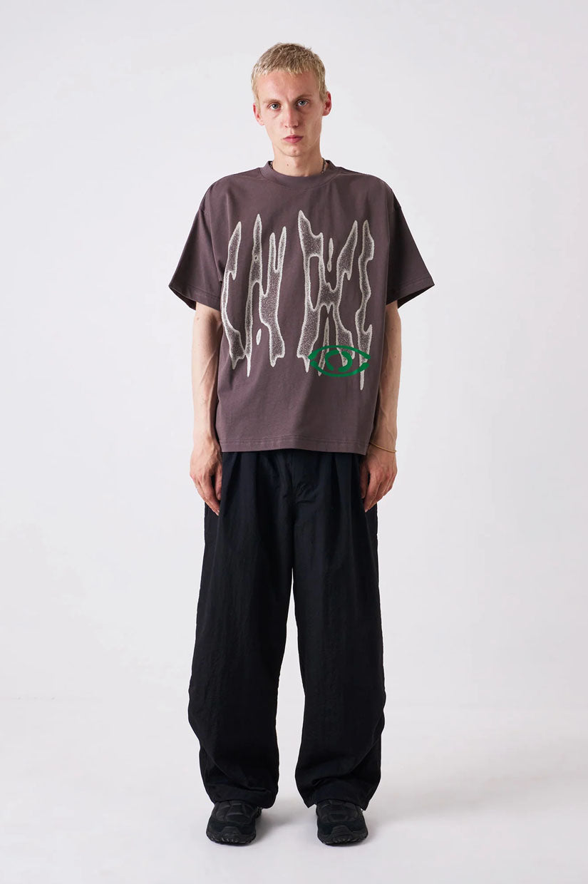 Candice Razor Tee - Charcoal