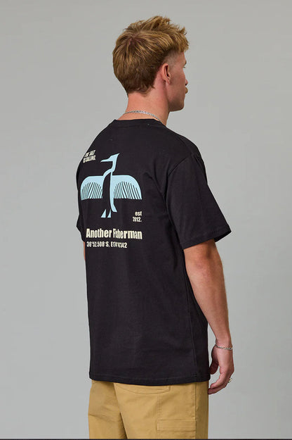 Just Another Fisherman Shag Sea Tee - Black