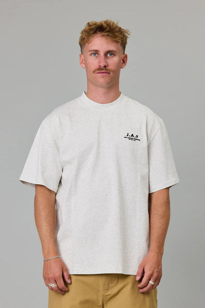 Just Another Fisherman J.A.F Heavy Shore Tee - Silver