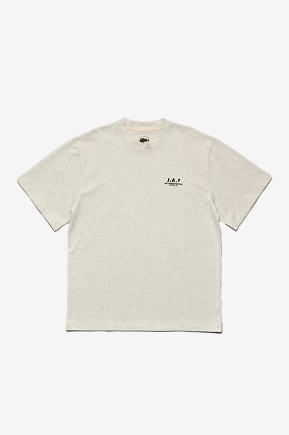 Just Another Fisherman J.A.F Heavy Shore Tee - Silver