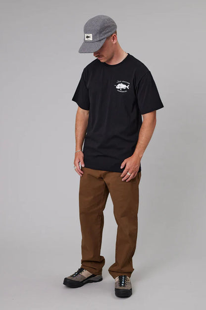Just Another Fisherman Snapper Sea Tee - Black