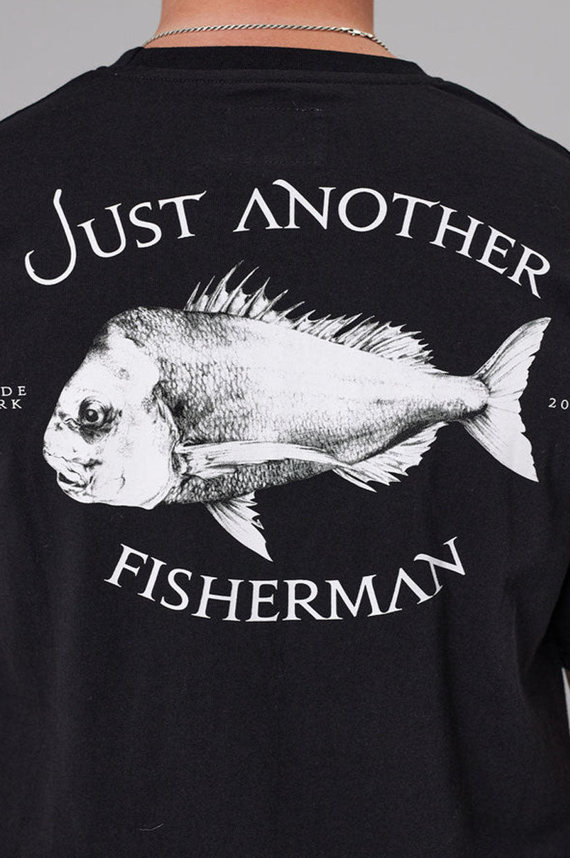 Just Another Fisherman Snapper Sea Tee - Black