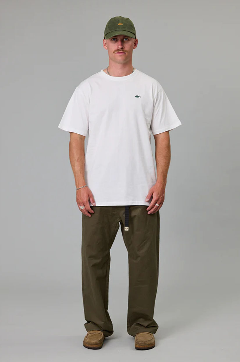 Just Another Fisherman Stamp Sea Tee - White