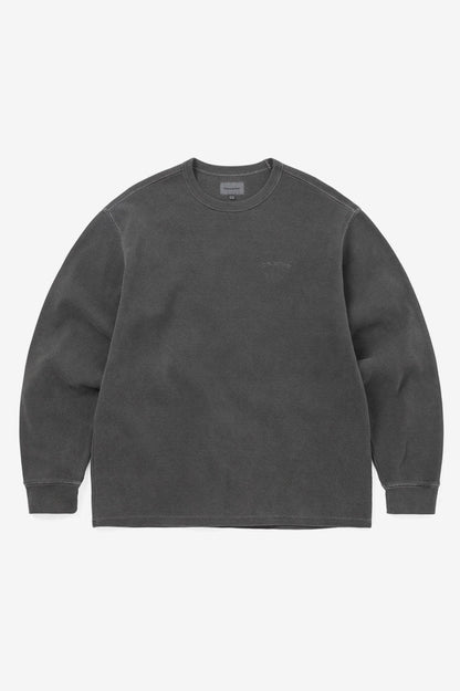 Thisisneverthat Waffle L/S Tee - Charcoal