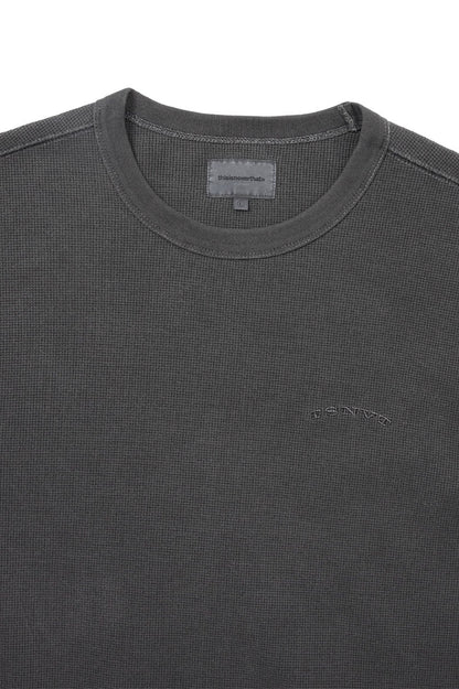 Thisisneverthat Waffle L/S Tee - Charcoal