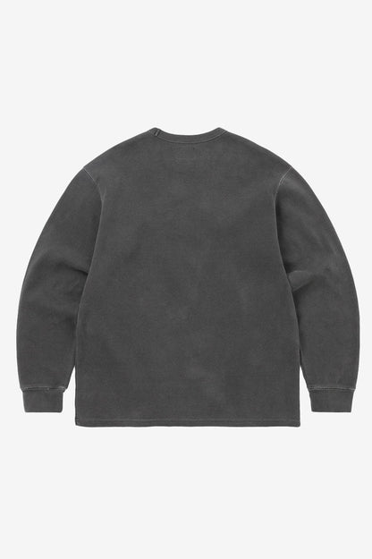 Thisisneverthat Waffle L/S Tee - Charcoal